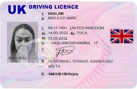 British drivers license - priority Doc Express